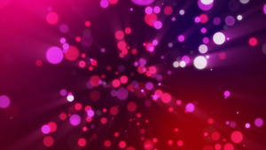 红色梦幻粒子光晕效果视频15秒视频