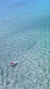 海南三亚亚龙湾沙滩航拍合集4A景点视频
