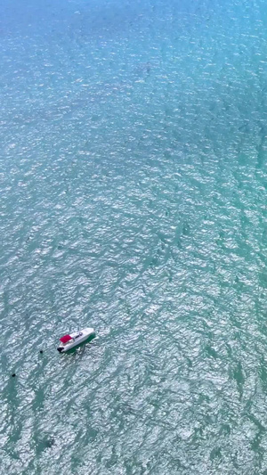 海南三亚亚龙湾沙滩航拍合集4A景点103秒视频