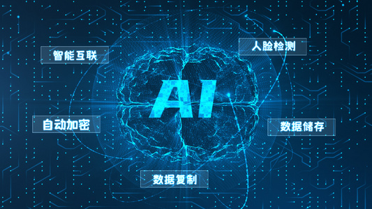 AI科技分类智能展示AE模板视频