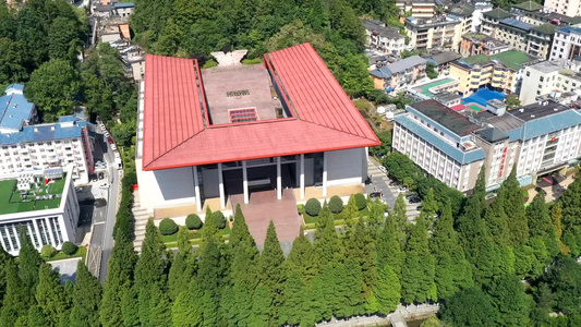 井冈山革命博物馆和南山公园视频