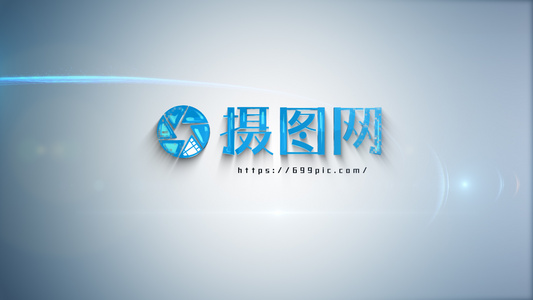 Logo动画演绎三维素描简洁片头AE模板视频