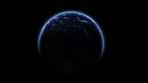 地球旋转动画15秒视频