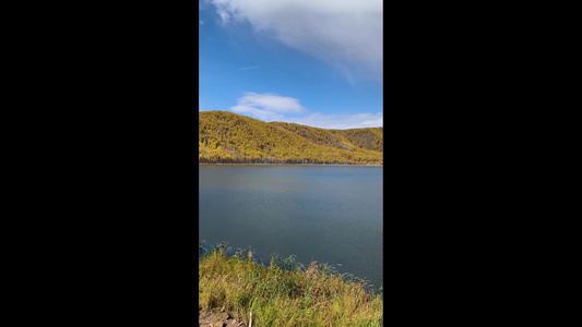 内蒙古阿尔山旅游景区乌苏浪子湖实拍竖版视频视频