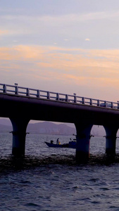 厦门海边大桥车流25P跨海大桥视频