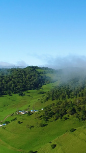 陕西宝鸡陇县关山牧场航拍陕西旅游视频