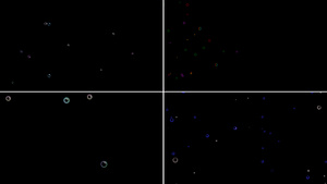 一组漂浮气泡粒子预览12秒视频