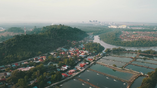 Bukit Tambun村空中观察视频