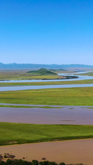 航拍5A级景区九曲黄河第一湾景区视频阿坝藏族羌族自治州41秒视频