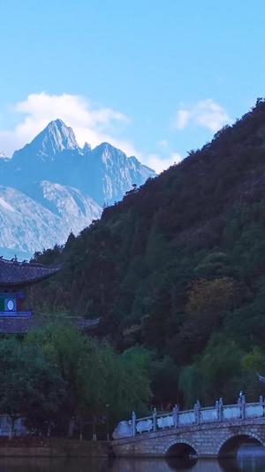 【旅游宣传片】航拍云南玉龙雪山周边合集营地房车车辆114秒视频