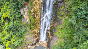 5A风景区明月山云谷飞瀑航拍合集4K82秒视频