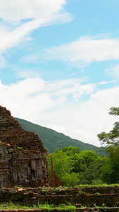 越南美山圣地占婆文化遗址延时合集旅游景点视频