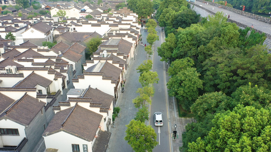 南京夫子庙建筑群航拍视频