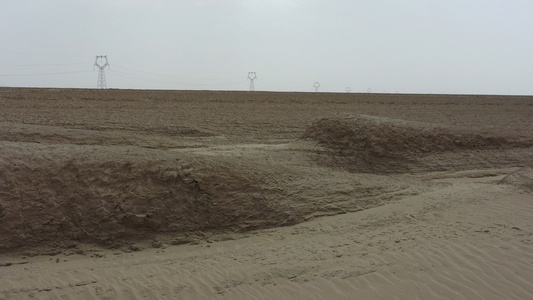 荒漠盐碱地[盐土]视频