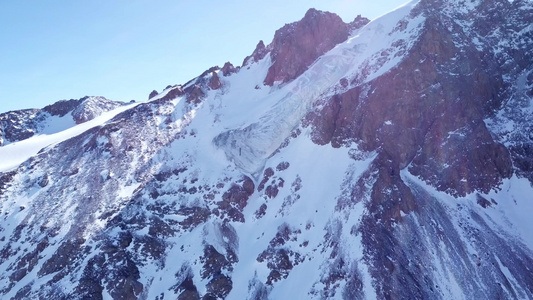 高雪峰和冰川视频