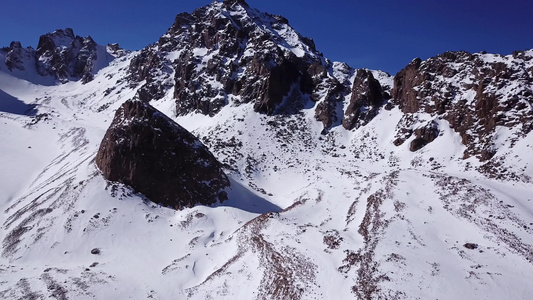 高雪峰和冰川视频