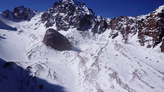 高雪峰和冰川视频