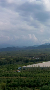 航拍河北张家口涿鹿黄帝城景区中华合符坛视频