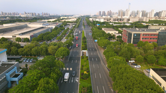 4k街道公路交通视频