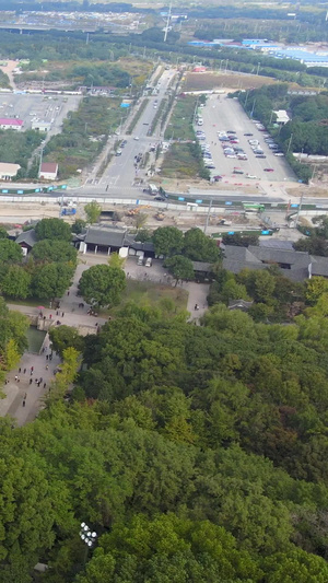 航拍江苏苏州虎丘山5A景区11秒视频