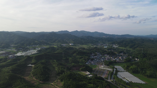 田园乡村农村乡村振兴美丽乡村航拍视频[重振]视频