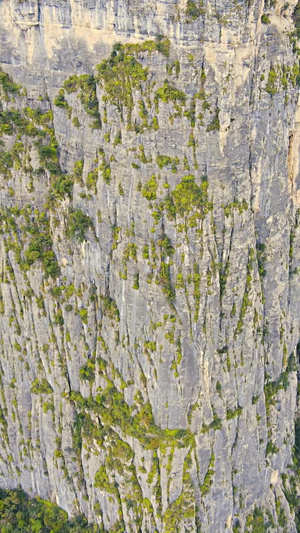 震撼湖北恩施野三峡风景区清江喀斯特航拍视频自然风光67秒视频