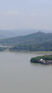 浙江最大的天然淡水湖4A东钱湖景区自然美视频