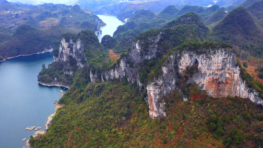 航拍山峰合集视频