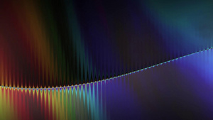 彩色三角形波LED舞台背景300秒视频