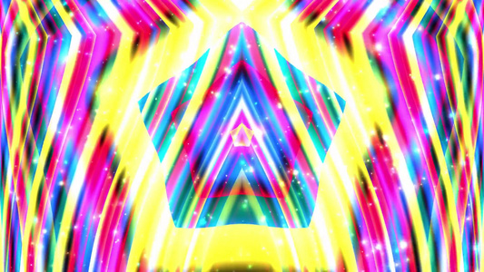 催眠七彩发光线条背景视频