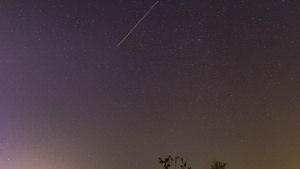 延时星空流星7秒视频