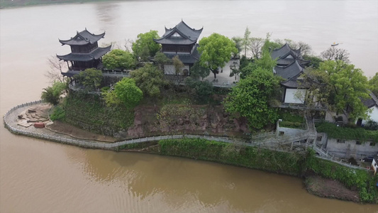 航拍衡阳风景名胜古迹5a景区人文视频