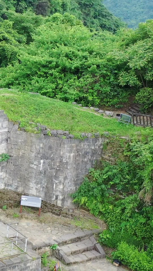 世界文化遗产贵州遵义海龙屯古建筑海龙屯古城墙31秒视频