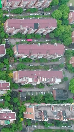 居民建筑俯拍城市宣传片61秒视频