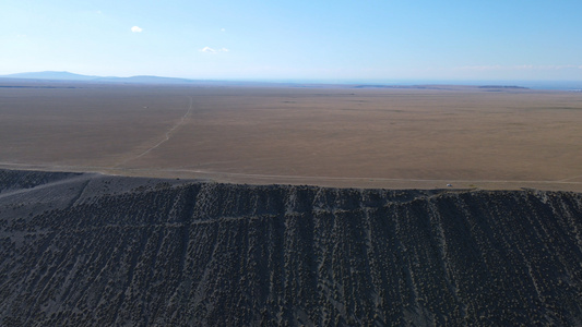 航拍新疆旅游景点安集海大峡谷自然风光4k素材视频