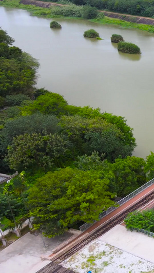 龙游铁路桥遗址公园航拍合集工业革命72秒视频
