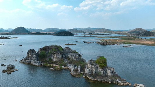 4K海峰湿地公园航拍视频