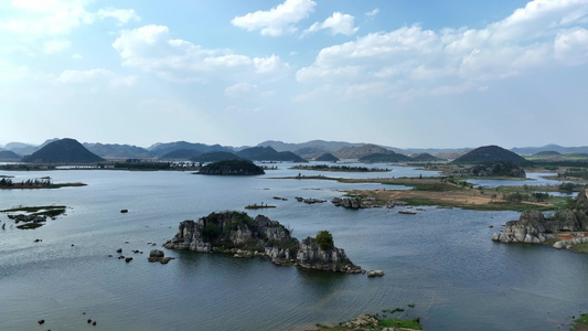 4K海峰湿地公园航拍视频