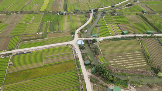 农业种植基地航拍视频