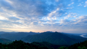 4K实拍山川彩霞唯美空境延时摄影13秒视频