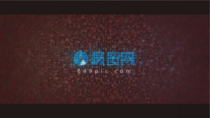 三维城市动画标志片头开场AEcc2015模板14秒视频