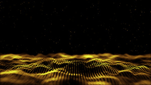 金色粒子元素15秒视频