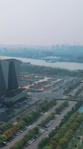 上海后滩商务建筑商务区视频