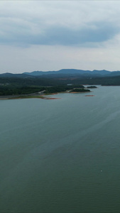 湖北洈水风景区4A景区竖屏航拍视频