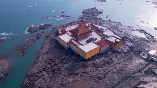 【原创】海上寺庙 洛伽寺 泉州 大海视频