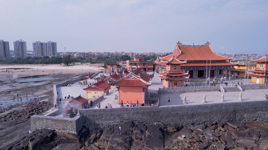 【原创】海上寺庙 洛伽寺 泉州 大海视频