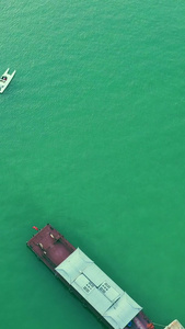 航拍皮划艇运动水上运动视频