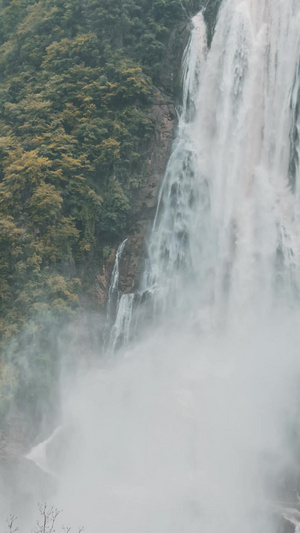 延时黄果树滴水滩瀑布景区水流10秒视频