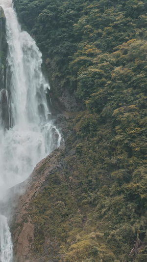 延时黄果树滴水滩瀑布景区水流10秒视频