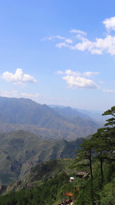 山西北岳恒山延时视频旅游目的地视频